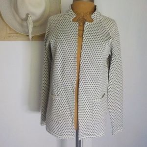 SUN 68 Gray/White Blazer/Jacket